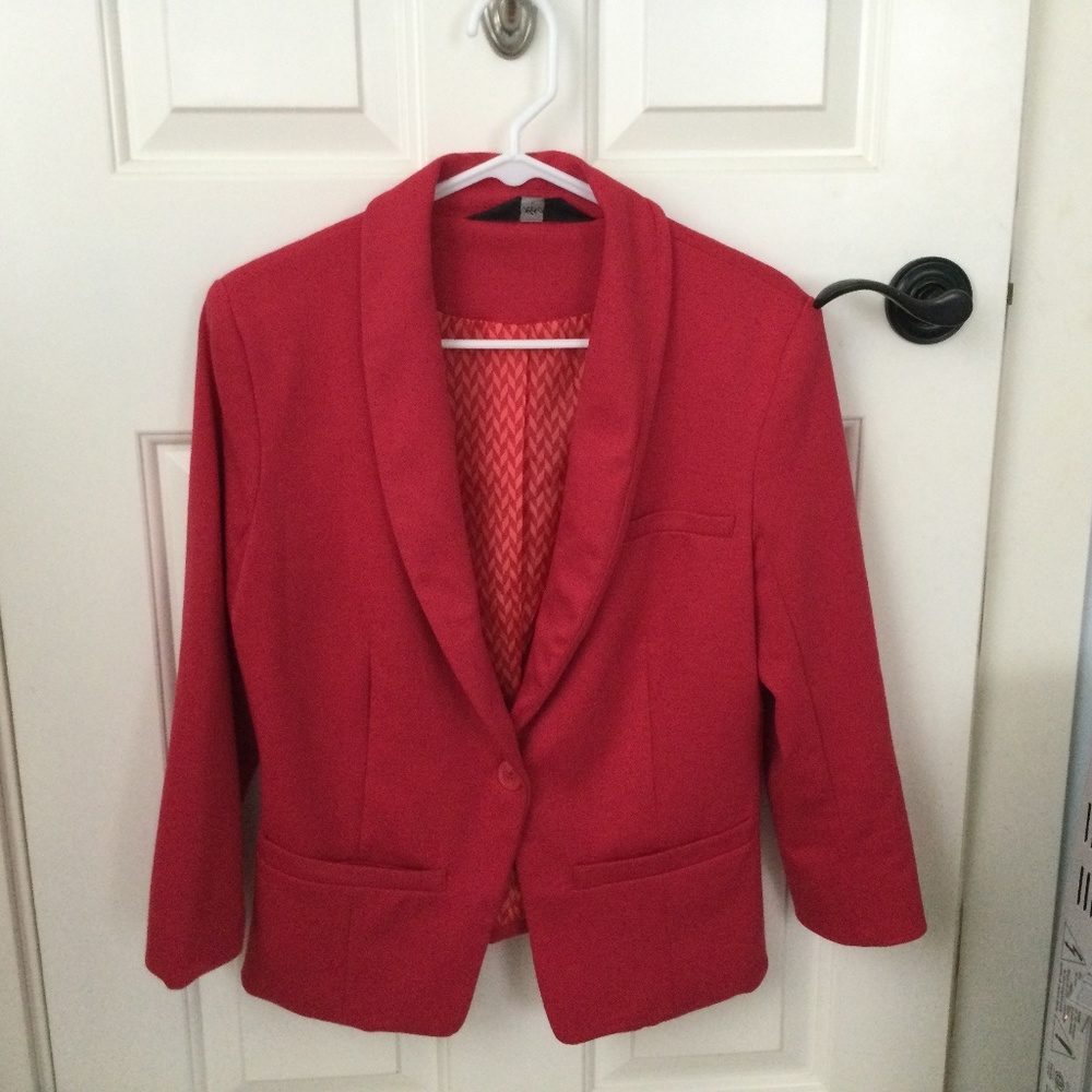 Casual Bright Berry Jacket